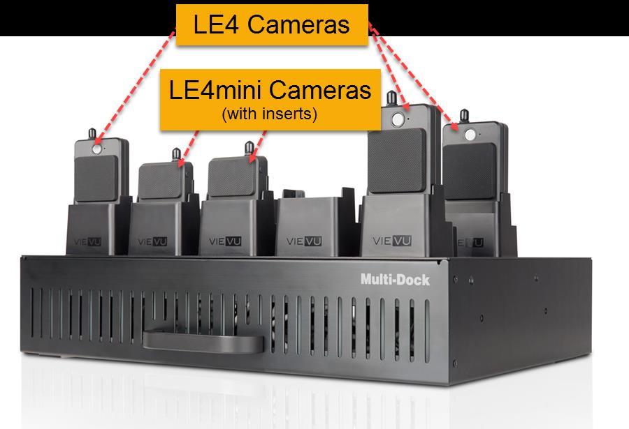 WARNING: TO AVOID PERMANENT DAMAGE TO THE CAMERA OR PORT, DO NOT ATTEMPT TO FORCE THE CAMERA INTO THE PORT. The lights on top of the camera communicate the camera s status.