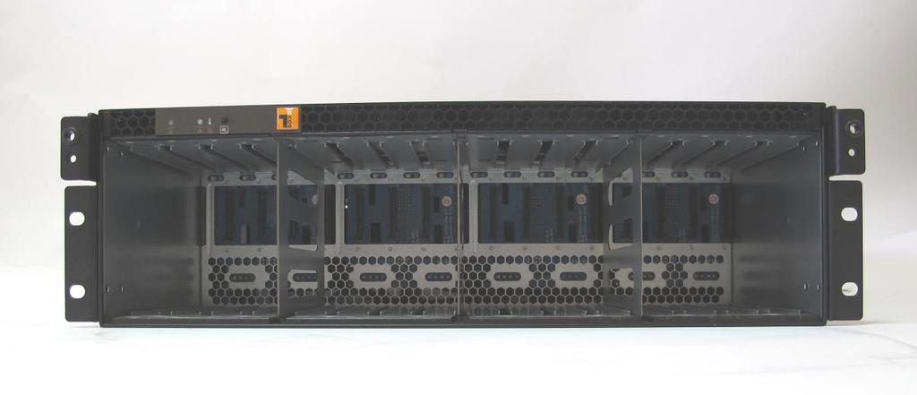 Tiger Box Expansion Chassis Assembly Guide Site Installation: Site Installation Front View Rear View Apart from the 16 drive bays for the HDD carriers comprising the