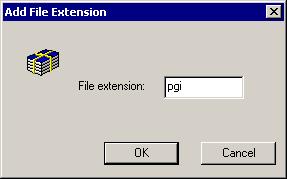 6 RULES OBJECTS Footers and Banners Object Procedure 6-30: Adding a file type to the list (Continued) Step Action 2 The Add File Extension dialog box is displayed.