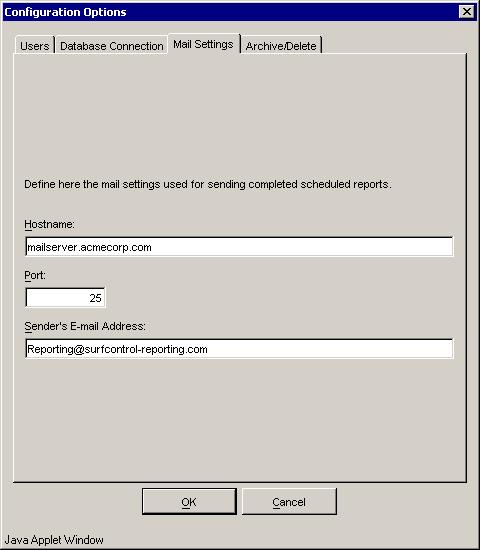 REPORTING Specifying a Mail Server 10 SPECIFYING A MAIL SERVER To be able to send reports attached to an e-mail, you need to specify a mail server. To specify a mail server, follow Procedure 10-8.