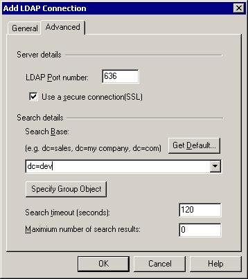 SETTING UP E-MAIL FILTER Configuring E-mail Connection Management 3 Procedure 3-20: Enabling Directory Harvest Detection (Continued) Step Action Configuring the connection to the LDAP Server Advanced