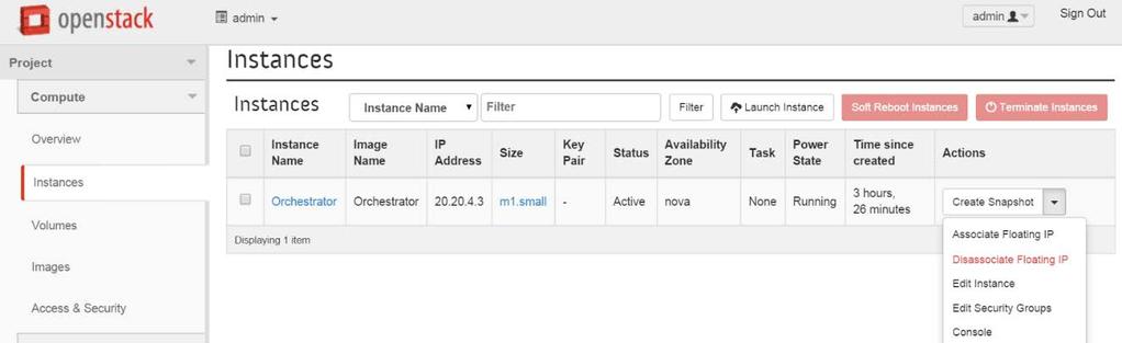 In our example, 20.20.5.102 (on Public) will map to the existing 20.20.4.3 address of the Orchestrator.