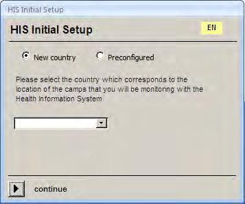 Health Information Part Three: Data Management and Support > For new installation If you have not used the HIS database before, you must install the Full installer.