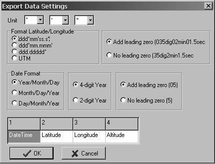 Logging Mode The recommended mode of operation is manual GPS point logging.