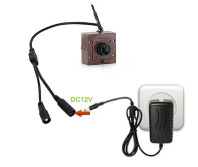 adapter to the power connector on your camera,
