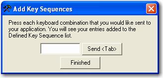 Enter the key sequence necessary to get the desired data copied out of the third-party application to the clipboard.