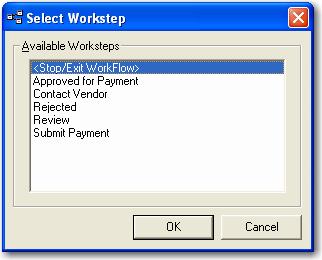 Chapter 11 - Reports Moving/Transitioning a WorkFlow to a Specific Workstep: System and workflow administrators can take an active workflow instance and transition it to a specific workstep