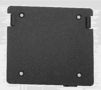 Mounting plate (Optional, ordered separately) There is 4 mounting holes on the
