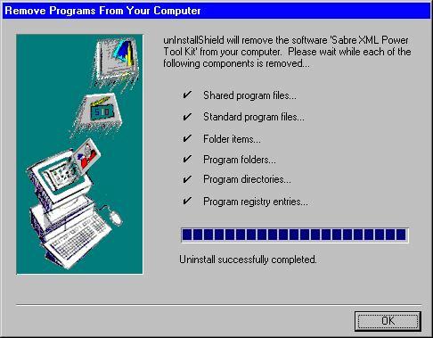 4. The Remove Programs From Your Computer dialog box appears.
