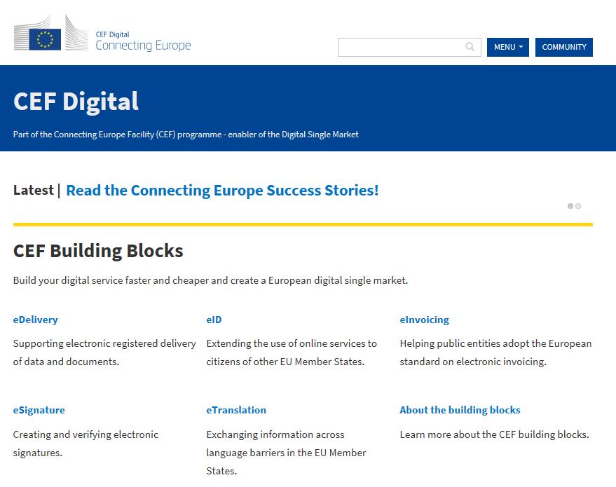 More about CEF DSIs CEF Digital portal services offered
