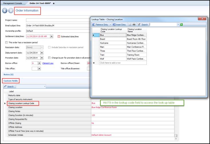 From within a Select order The user can jump to the closing calendar by selecting the Ctrl + Alt + S keys at the same time.
