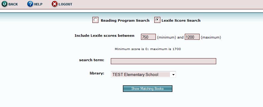 Lexile Score Search:.