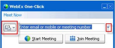 (Optional) If you want to view all the meetings you are invited to, click All Meetings to see the complete list of meetings on your WebEx service site.
