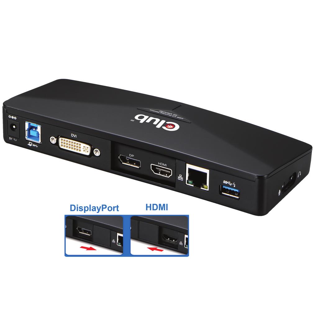 Introduction Product Overview Power Led The USB 3.0 3 to 2 4K Docking Station is designed for extra connectivity demands.