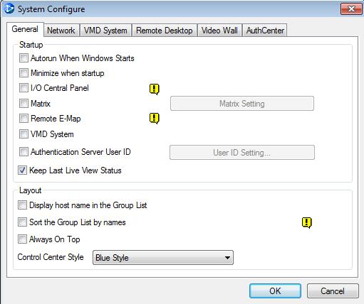 10.1 General Settings To access this dialog box, click the Configure button (No. 1, Figure 1-2) and select the General tab.
