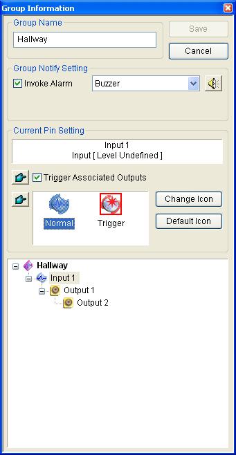 7.3.2 Editing a Group To modify group settings, right-click a group, and select View/Edit. This dialog box appears. Figure 7-5 [Group Name] As described in Figure 7-4.