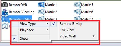 8 Multi Monitors Applications Resolution: Select a resolution option. Show: Uncheck this option to remove the window from the Application Position panel. Activate Remote Camera: For Remote DVR only.