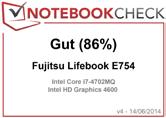 Data Sheet FUJITSU Notebook LIFEBOOK E754 Warranty Warranty period Warranty type 2 years (depending on country) Warranty Terms & Conditions http://support.ts.fujitsu.