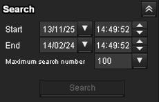 Maximum search number You can specify the maximum number of the search results.