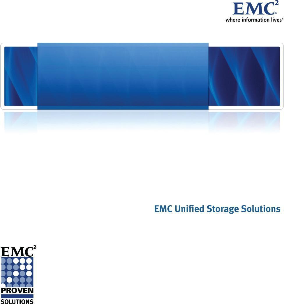 Microsoft Office SharePoint Server 2007 Enabled by EMC
