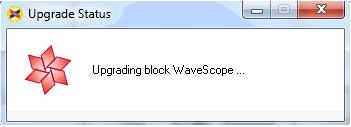 the Upgraded block as follows: 1. As shown below, right click on the WaveScope block to bring up the context menu. 2.