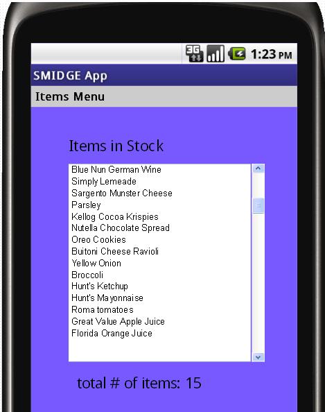 Access, create, and modify shopping lists while at