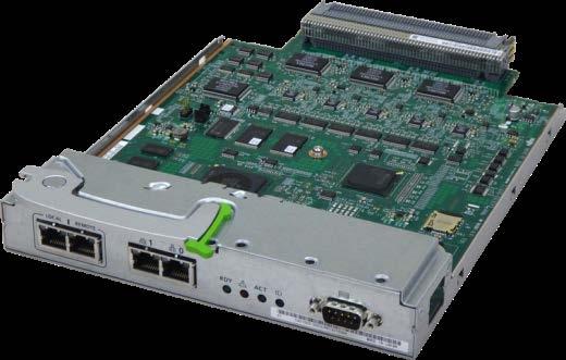2.3 Management Board (MMB) (1/3) A system control board that is equipped with an independent dedicated processor Features A redundant configuration can be achieved by installing two boards.