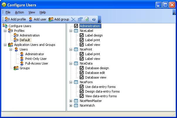 Rewritten Label Printing Logging All printing actions can be saved to MS Access or text files.