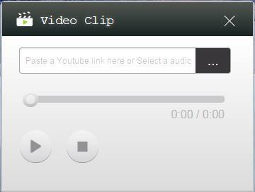 Presenting Videos To view a specific video from a file or Youtube.com, either paste the Youtube link or select a file from your computer.