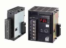 CJ-Series Power and Flexibility Power Supplies, Expansions CJ systems can operate on 24 VDC power supply, or on 10 240 VAC.