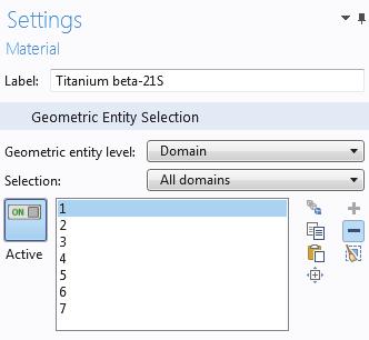 8 Select All Domains from the Selection list and then click domain 1 in the list. Now remove domain 1 from the selection list.