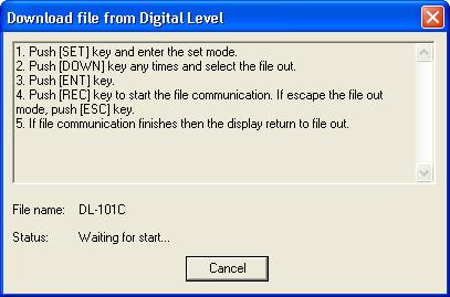Import Using Explorer Digital Level Import from Memory Card using Windows Explorer 1.