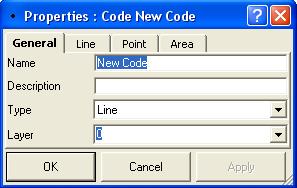 The new code is added to the bottom of the code list.