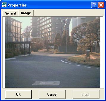 View Properties for the Image Edit Image Point Properties 1.