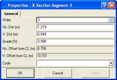 Editing Data in Topcon Link Edit Right Panel Segment Properties 1.