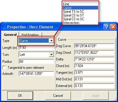 Editing Layers When editing the existing element, the user can change any parameters of this element and as well as type of the element: Figure 6-64.