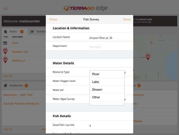 TerraGo Edge Custom offline maps