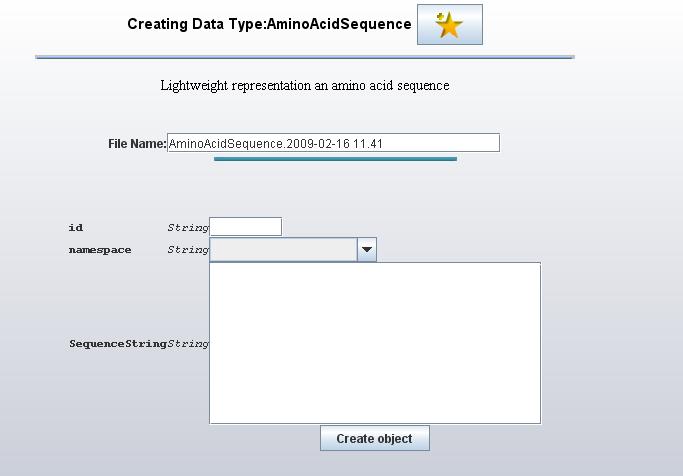 Datatype creation tab Web services use a message format to transmit data between the service and the client application that invokes the service.
