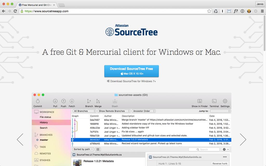 Source Tree GUI IDM