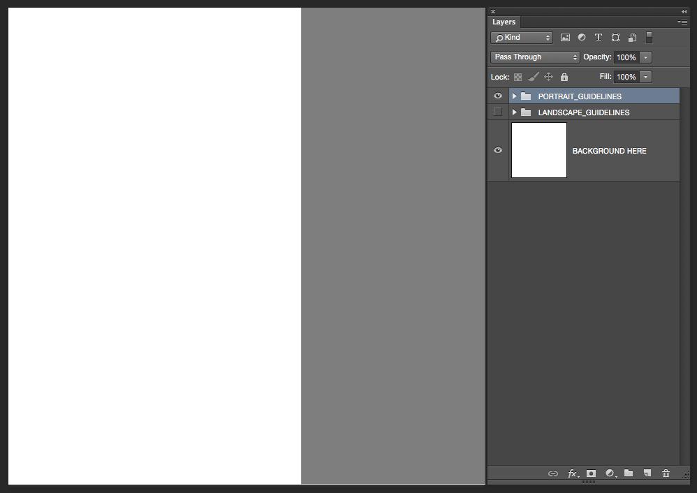 The Photoshop file BACKGROUND-SURFACE.psd can be used to place/ design your background image.