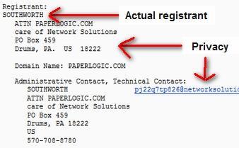 A Whois lookup example Domain Name: FORDHAMIPINSTITUTE.COM Registrar: ENOM, INC.
