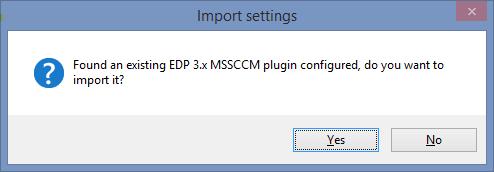 IMPORT PROVIDER SETTINGS From Snow Integration Manager (named EDP when released) version 4.1 it is possible to import the active provider settings from an earlier External Data Provider 3.