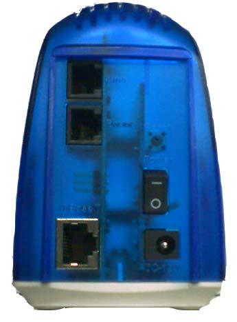 The Rear Panel Port Description Line Connect RJ-11 cable to ASDL port of micro-filter Line Phone (Optional) LAN Reset Power DC in LAN Reset Power DC in Connection to PC.