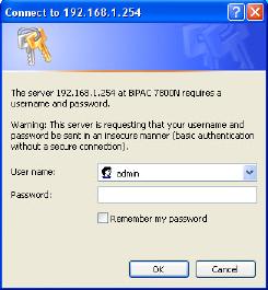 Configuration via Web Interface Open your web browser, enter the IP address of your router, which by default