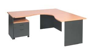 custom size curved corner computer desk Standard size