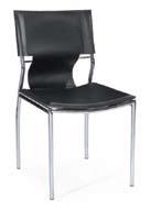 visitor chair in black