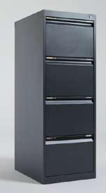 deep Three Drawer Filing Cabinet Anti-tilt drawers 1019 high, 467