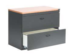 drawers - 2 person drawers, one file