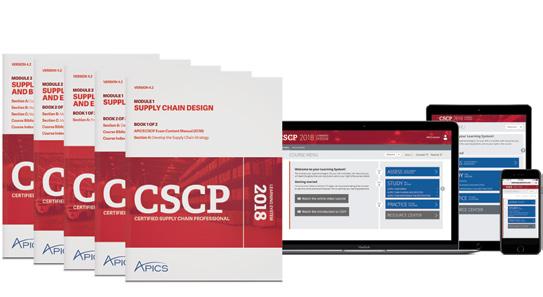 2018 CSCP LEARNING SYSTEM FOR CSCP CERTIFICATION EXAM PREPARATION APICS CSCP Learning