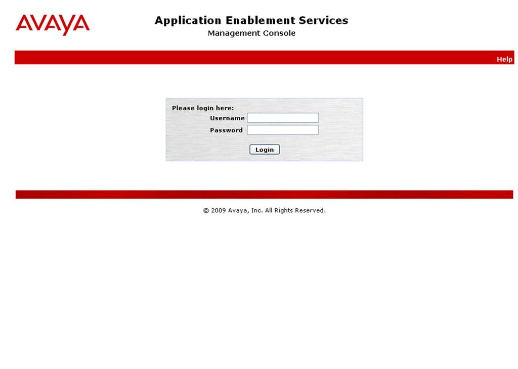 5.1. Verify Avaya Application Enablement Services License Access the AES OAM web based interface by using the URL https://ip-address in an Internet browser window, where